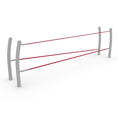 Μπροστά σας απλώνεται το απέραντο, βαθύ φαράγγι. Στρέψτε τα μάτια σας στον ορίζοντα και μην κοιτάτε κάτω καθώς διασχίζετε αυτόν τον απαιτητικό περίπατο με σχοινί. Οι εξερευνητές θα χρειαστούν συγκέντρωση και ισορροπία για να αντιμετωπίσουν αυτά τα ανισουψές σχοινιά.