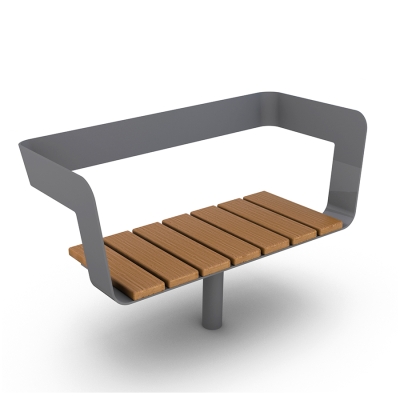 Το παγκάκι Spin, είναι ένα γοητευτικό διθέσιο παγκάκι, ιδανικό για την ενίσχυση της κοινωνικής αλληλεπίδρασης σε δημόσιους χώρους. Αυτό το συμπαγές παγκάκι, διαθέσιμο με σταθερό ή περιστρεφόμενο κάθισμα, διαθέτει άνετη πλάτη, μπράτσα και ένα φαρδύ ξύλινο κάθισμα, καθιστώντας το ένα φιλόξενο σημείο για δύο άτομα. Ιδανικό τόσο για εσωτερικούς όσο και για εξωτερικούς χώρους, το ξύλινο κάθισμα προσθέτει ζεστασιά και ανθεκτικότητα σε οποιοδήποτε περιβάλλον. Όπως το περιγράφει ο Lars Vejen, "Το Spin είναι ένα παγκάκι φιλίας, που δημιουργεί ένα άνετο καθιστικό για φίλους, ζευγάρια ή οικογένεια για να συνδεθούν." Αυτή η παραλλαγή έχει αγκύρωση επί του εδάφους, είναι περιστρεφόμενο, σε καφέ χρώμα με μεταλλικό σκελετό από χάλυβα.