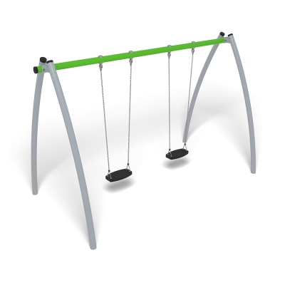 Η κούνια Omega είναι ένα ευέλικτο και ανθεκτικό πλήρες σετ κούνιας 2 θέσεων, ιδανικό για κάθε παιδική χαρά. Αυτό το σετ κούνιας περιλαμβάνει δύο καθίσματα Katja, προσφέροντας διασκέδαση στα παιδιά στην παιδική χαρά. Διαθέτει στιβαρό ατσάλινο πλαίσιο, παρέχοντας ταυτόχρονα κομψή εμφάνιση και μακροχρόνια αντοχή. Ιδανικό για πάρκα, σχολεία και χώρους παιχνιδιού που αναζητούν μια αξιόπιστη, συναρπαστική εμπειρία αιώρησης. Σχεδιασμένο με γνώμονα την ασφάλεια και τη σταθερότητα, η κούνια Omega χρησιμοποιεί ένα χυτό σύστημα αγκύρωσης για ασφαλή εγκατάσταση και αυτή η παραλλαγή διατίθεται σε πράσινο χρώμα.