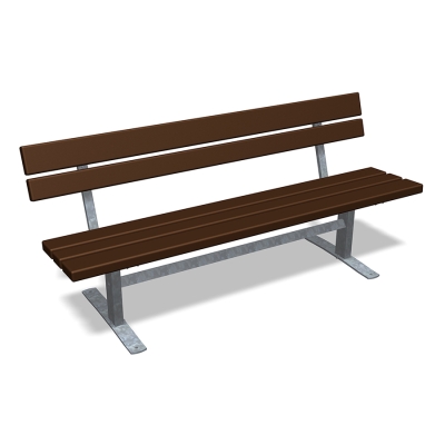 Το παγκάκι πάρκου Ekeby με πλάτη συνδυάζει τον μινιμαλιστικό σχεδιασμό με την ευελιξία, καθιστώντας το μια κομψή προσθήκη σε κάθε εξωτερικό χώρο. Μέρος της σειράς Ekeby, αυτό το παγκάκι πάρκου μπορεί να συνδυαστεί με ασορτί τραπέζια ή παγκάκια χωρίς πλάτη για να δημιουργήσει έναν φιλόξενο εξωτερικό χώρο συγκέντρωσης. Η συλλογή Ekeby είναι απλή αλλά εξαιρετικά λειτουργική και προσεκτικά σχεδιασμένη για να διαρκέσει για πολλά χρόνια. Τα μπράτσα πωλούνται σε ζεύγη ξεχωριστά και διατίθενται σε μαύρο χρώμα ή γαλβανιζέ. Αυτή η παραλλαγή έχει αγκύρωση άνω του εδάφους , σε χρώμα καφέ από ανακυκλωμένο πλαστικό με γαλβανιζέ μεταλλικό σκελετό.